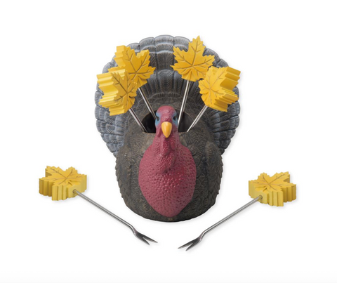 Turkey Cocktail Pick with Holder
