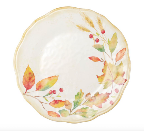 Harvest Pumpkin 11" Melamine Plate