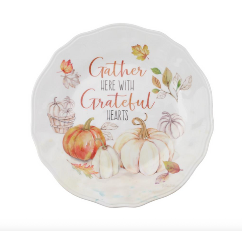 Pumpkin Season 8 3/4" Melamine Plate