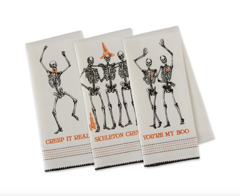 Skeleton Printed Dishtowels