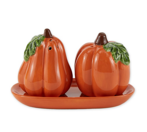 Pumpkin Ceramic Salt and Pepper Shaker