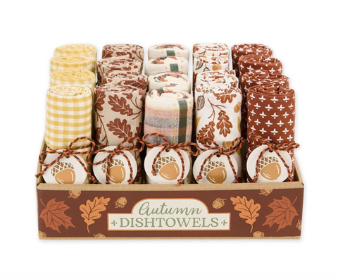 Hello Autumn Assorted Dishtowel (5 variants)