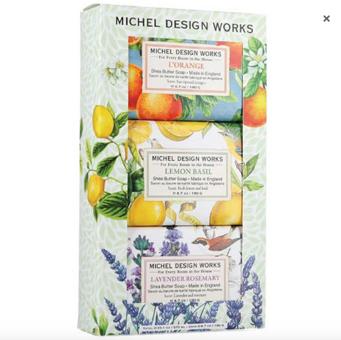 Botanicals Bath Bars 3-pc Boxed Set