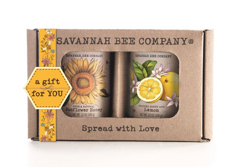 Sunflower & Lemon Whipped Honey Gift Set