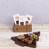 Christmas Tree Serving Tray w Gourmet Gift Pack