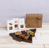 Christmas Tree Serving Tray w Gourmet Gift Pack