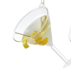 Glass Cocktail Ornament (6 Variants)