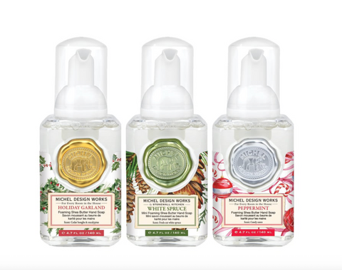 Holiday Wishes Mini Foaming Soap Set