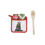 Yuletide Bear Potholder Set