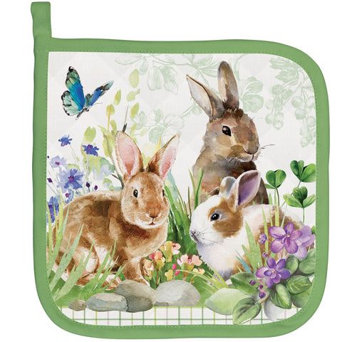 Bunny Meadow Potholder