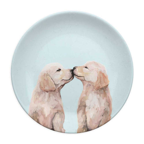 Golden Pup Nuzzle Dish