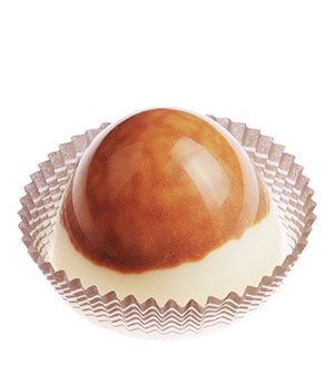 White Crème Brûlée Truffle