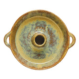 Stoneware Dish w/ Toothpick Holder