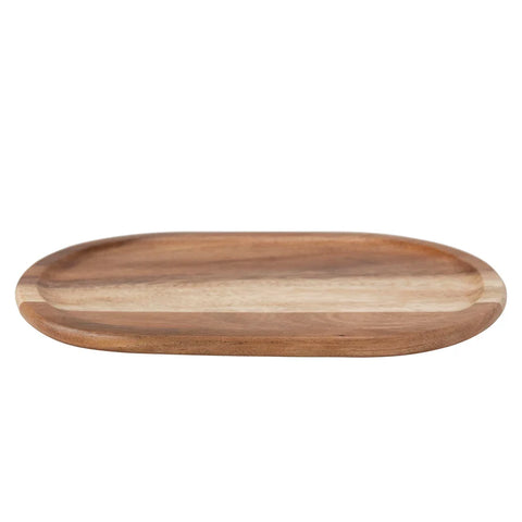 Suar Wood Oval Tray