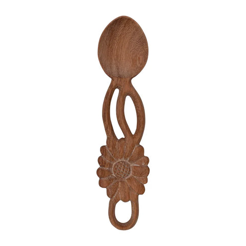 Flower Handle Doussie Wood Spoon
