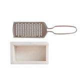 Marble & Stainless Steel Grater