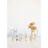Hand-Painted Stoneware Pitcher