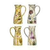 Hand-Painted Stoneware Pitcher