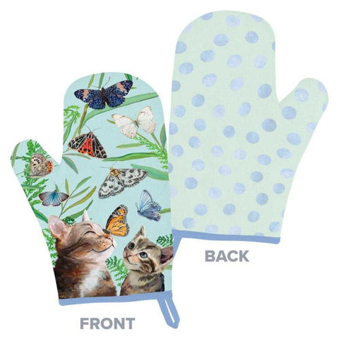 Feline Friends Oven Mitt