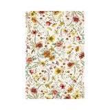 Fall Leaves & Flowers Cotton Tablecloth