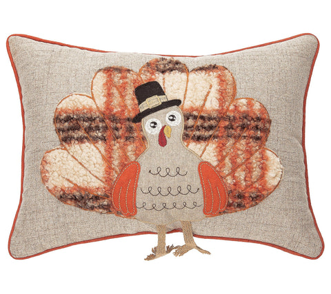 Harvest Time Turkey Pillow