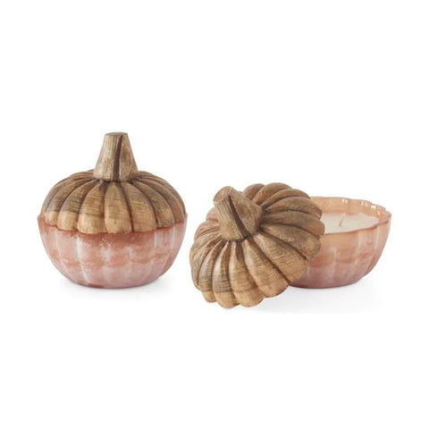 Fall Pumpkin Shaped Candle