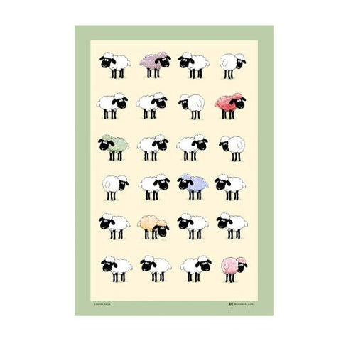 Sheepish Tea Towel