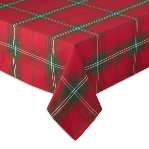 Vintage Tartan Plaid Tablecloth