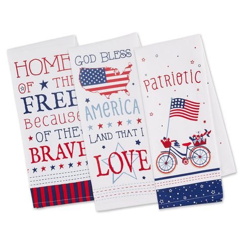Americana Printed Dishtowels (3 Styles)