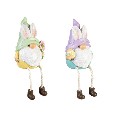 Gnome w/ Bunny Ears and Dangling Legs