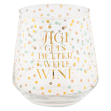 Chic Stemless Wine Glass
